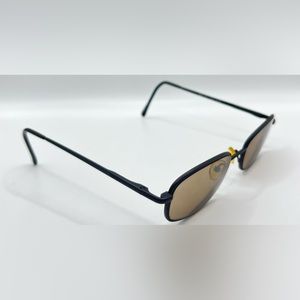 Vintage Rochester Optical Beret Black Square Sunglasses Frames Only